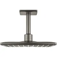 GROHE Regendoucheset Rainshower SmartActive Cube 31 cm met Plafondarm Hard Graphite Geborsteld