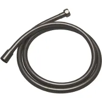 Qisani Doucheslang flow anti-twist 150 cm geborsteld gun metal