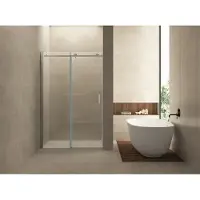 Boss & Wessing Bws nisdeur schuifbaar 2-delig 160x200 cm 8 mm nano coating chroom