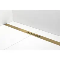 Easy drain Douchegoot R-Line Clean 90cm Brushed Brass