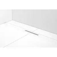 Easy drain Douchegoot r-line clean 120 cm mat wit