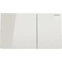 Geberit Drukplaat sigma 70 frontbediening 2-toets glas zandgrijs