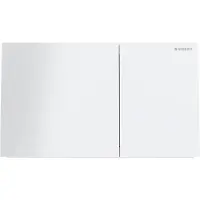 Geberit Drukplaat sigma 70 frontbediening 2-toets glas wit