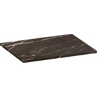 Brauer Mirage Topblad 59,6x46cm - Copper Brown - Badkamermeubels, Wastafelbladen - 8720724504043