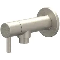 Ivy Aia Toebehoren Hoekstopkraan 1/2" 3/8 Geborsteld nickel PVD