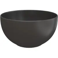 Boss & Wessing Bws mini waskom 23 cm keramiek mat zwart