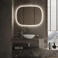 Martens & Meijer Spiegel paris 80x80 cm met indirecte verlichting rondom en spiegelverwarming