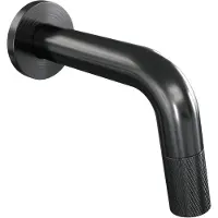 Brauer Gunmetal Carving inbouw fonteinkraan inkortbaar gunmetal geborsteld PVD