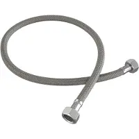 Brauer Flexibele aansluitslang flex gevlochten 300 mm rvs geborsteld pvd