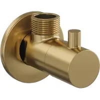 Brauer Gold Edition hoekstopkraan goud geborsteld PVD