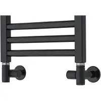 TVS Radiator Aansluitset Valves 130 Zwart