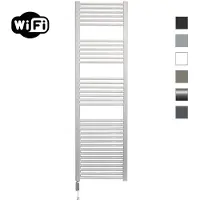 Sanicare Elektrische radiator hwv met wifi 172x45 cm wit 920w met thermostaat wit linksonder