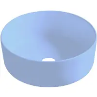 Best design Waskom luzz 40 cm mat lichtblauw