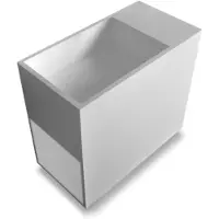EH Design Fontein vicenza solid surface 400x220x360 mm mat wit