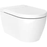 Rapotec Rapowash Basic 2.0 Douche-WC Rimless RoundFlush met Afstandbediening - Wit