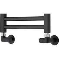 TVS Radiator Aansluitset Valves 150 Zwart