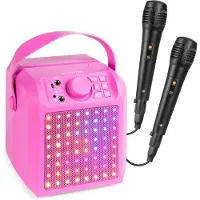 Fenton KAR50P karaoke set - Karaoke box met Bluetooth, oplaadbare