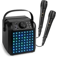 Fenton KAR50B karaoke set - Karaoke box met Bluetooth - Met oplaadbare