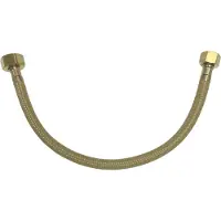 Best design Flexibele aansluitslang nancy 35 cm 1/2"x3/8" mat goud