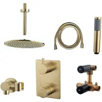 Wiesbaden one-pack inbouwthermostaatset rond type 403 GM (30cm)