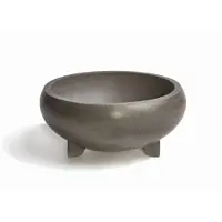 Urbi et Orbi Opzet wastafel bulbo beton 40x18 cm donker grijs