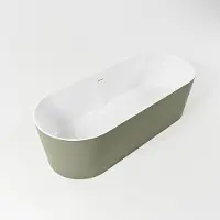 Mondiaz Vrijstaand Bad NOBLE 180x75cm Kleur Army / Talc