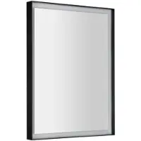 Sapho Badkamerspiegel sort led 60x80 cm led-verlichting frame mat zwart