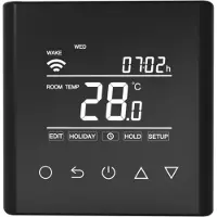 Boss & Wessing Inbouw thermostaat bws atlas voor infraroodpaneel met wifi mat zwart