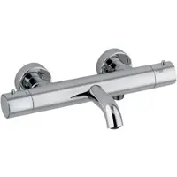 Plieger Napoli thermostatische badkraan met cold-touch chroom