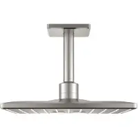 GROHE Rainshower SmartActive 310 Cube Hoofddouche - 31x31cm - 2 straalsoorten - plafondarm 14.2cm - supersteel 26481dc0