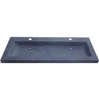 Sanilux Wasblad trend stone 120x47x5 cm natuursteen