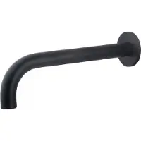 Boss & Wessing Bws wastafelkraan uitloop rond 26 cm mat zwart