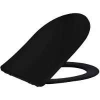 Boss & Wessing BWS Toiletzitting Vera Shade Fit Met Deksel Met Soft Close Mat Zwart