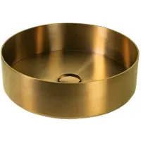 Dekker Waskom Lanesto Vanity 40x11,5 cm Goud (excl kraan incl waste)