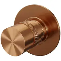 Brauer Copper Edition stopkraan geborsteld koper PVD