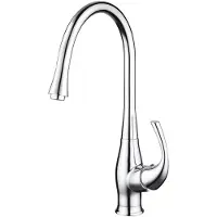 Hak Keukenmengkraan Prim 1-hendel 41.6 cm Beweegbare Uitloop Chroom