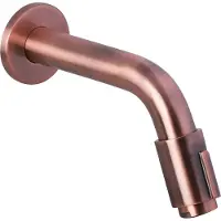 Differnz Fonteinkraan mix inbouw 11 cm rood koper