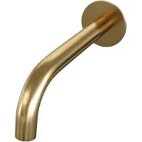 Brauer Edition Universele Uitloop 21,3cm Geborsteld Goud PVD - Messing - Kranen, Badkranen, Baduitlopen - 8720359364340