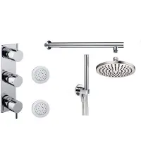 Xellanz one-pack inbouwthermostaatset type 17 (20cm)