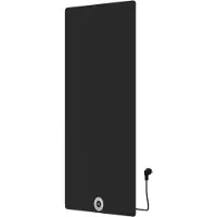 Best design Elektrische radiator brenner black 120x60 cm 750w mat zwart