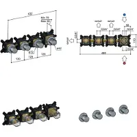 Hotbath HBCB7070 Inbouwdeel - Kranen, Losse Inbouwdelen - 8720629192901