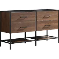 Differnz Onderkast industrial 139 cm bruin