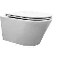 Boss & Wessing Wandcloset bws randloos vera tornado flush met softclose toiletzitting glans wit