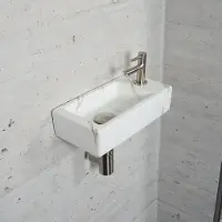 Wiesbaden Fonteinset carrara marmerlook color rvs