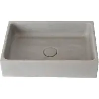 Ideavit Waskom Idea.Sol 41.5x28x10 cm Rechthoek Beton Grijs