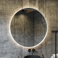 Boss & Wessing Spiegel bws star rond met led 80 cm mat wit