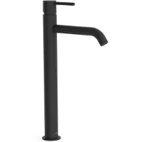 Tres Wastafelmengkraan Study Exclusive 38,5 cm 1-Knop Rond Mat Zwart