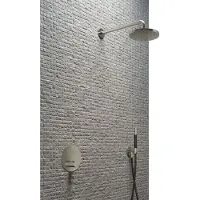 Hotbath Cobber IBS22CR inbouwdouche met 3s handdouche, 30cm plafondbuis en glijstang chroom