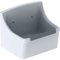 Geberit Uitstortgootsteen 300 basic norma stootrand 35x45x35 cm wit