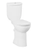 Boss & Wessing Toiletpot staand bws mala verhoogd met bidet achter aansluiting wit